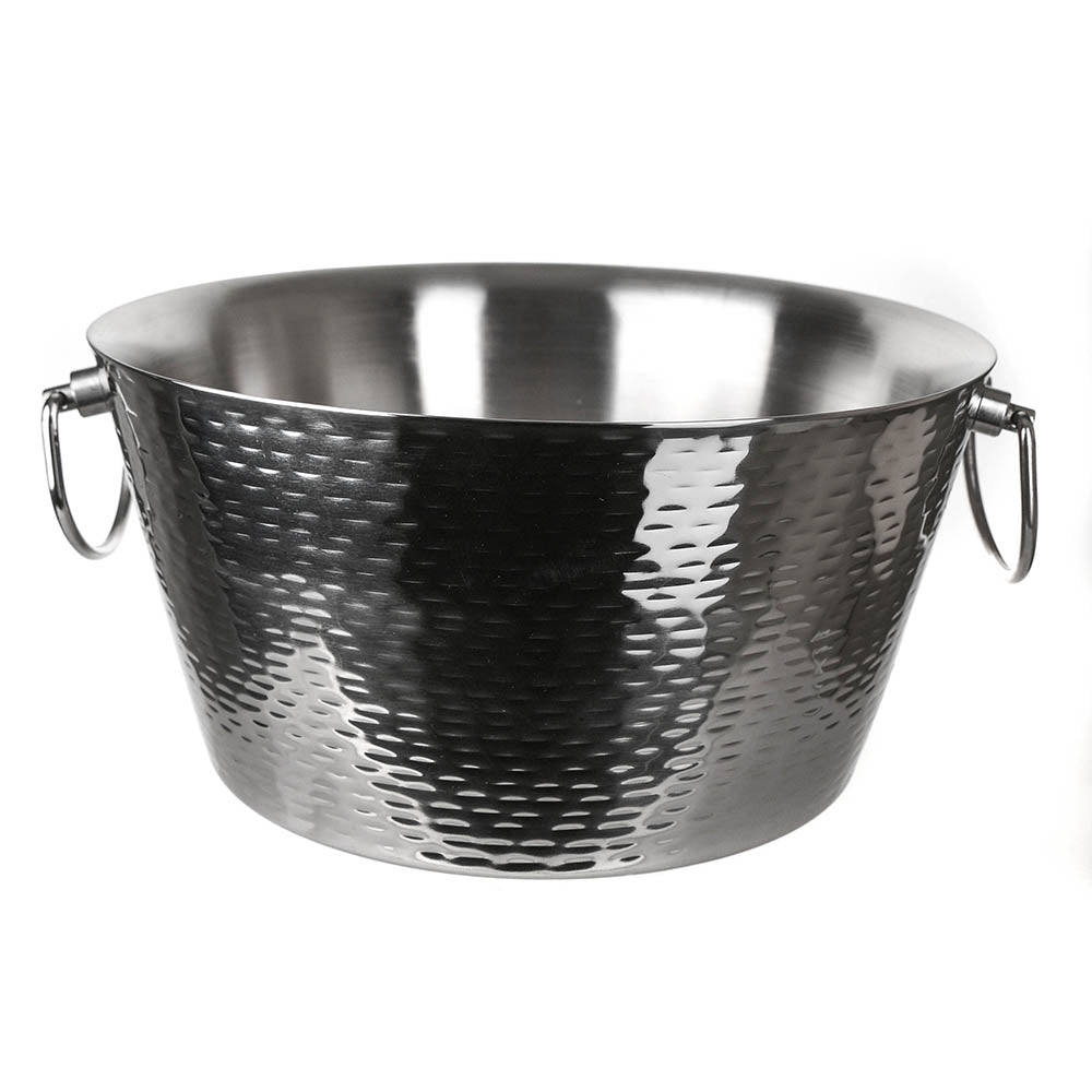 PARTY TUB S/S Double Wall Hammered - Wheel&Barrow Home