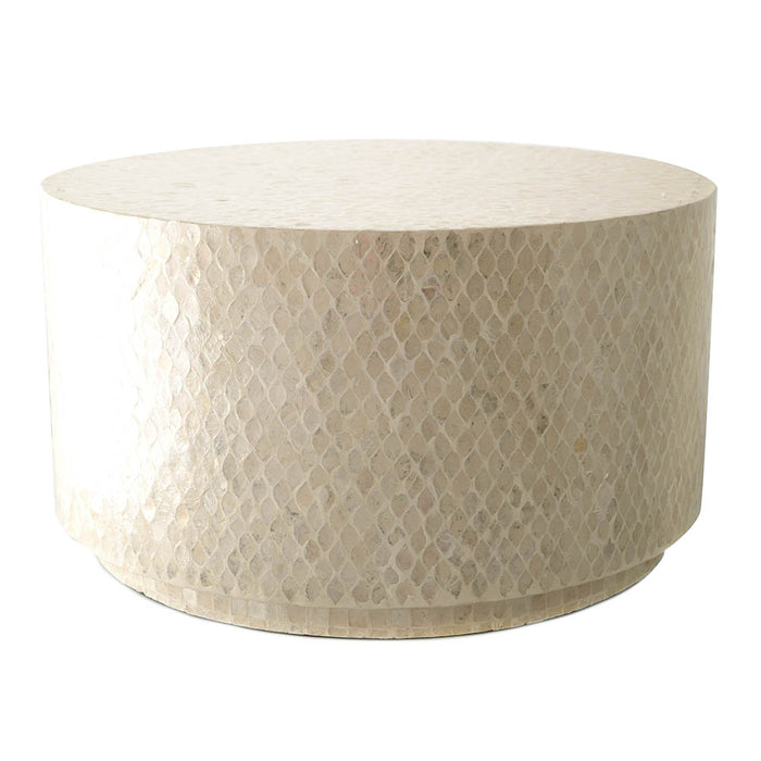 COFFEE TABLE Capiz Pearl 76x43cm - Wheel&Barrow Home