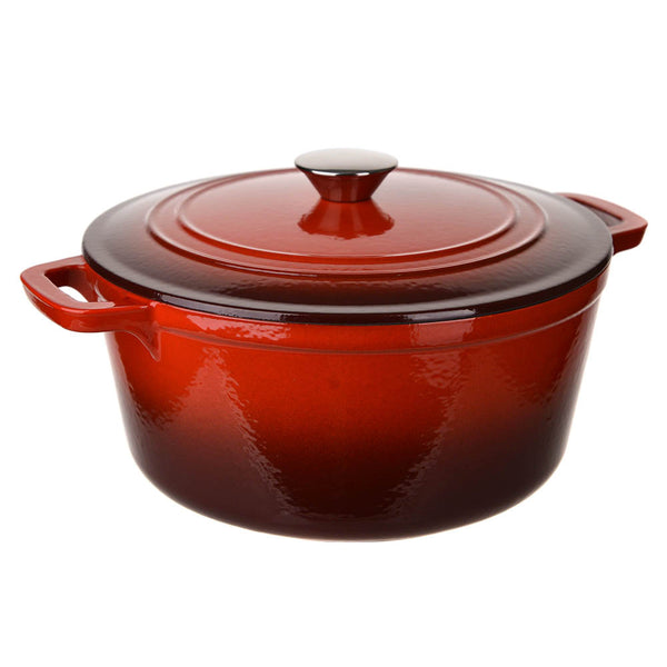 Cast Iron Pot Red 7L — Wheel&Barrow Home