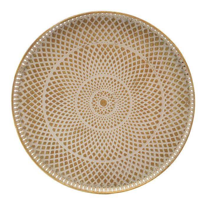 TRAY Round Metal Mandala 60cm - Wheel&Barrow Home