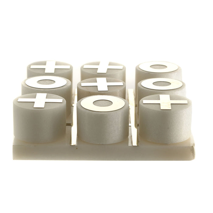 TIC TAC TOE Marble Gold 17.5x5cm - Wheel&Barrow Home