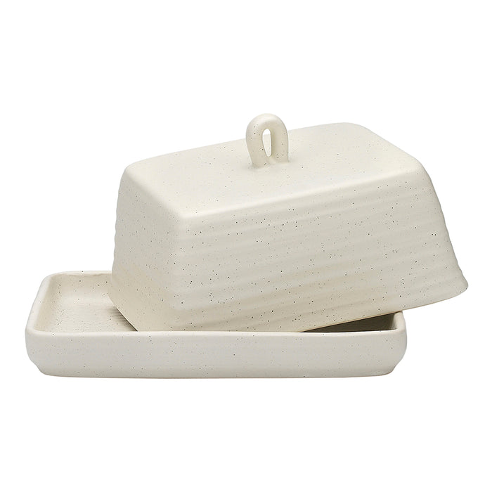 BUTTER DISH Ecology Ottowa Calico 17.5x13x10cm - Wheel&Barrow Home