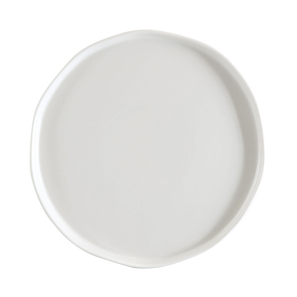 PLATE Wave White 22.5cm - Wheel&Barrow Home