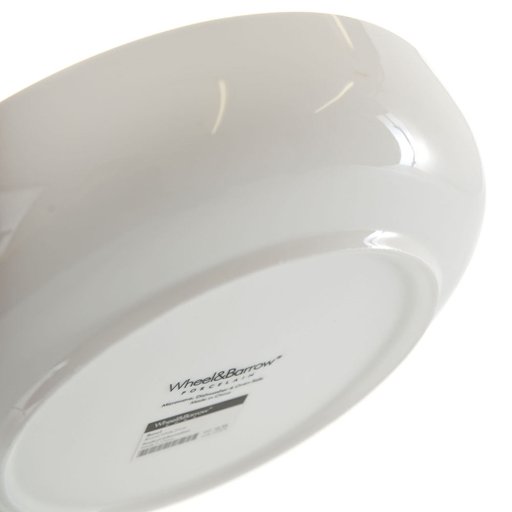BOWL Round White 21cm - Wheel&Barrow Home