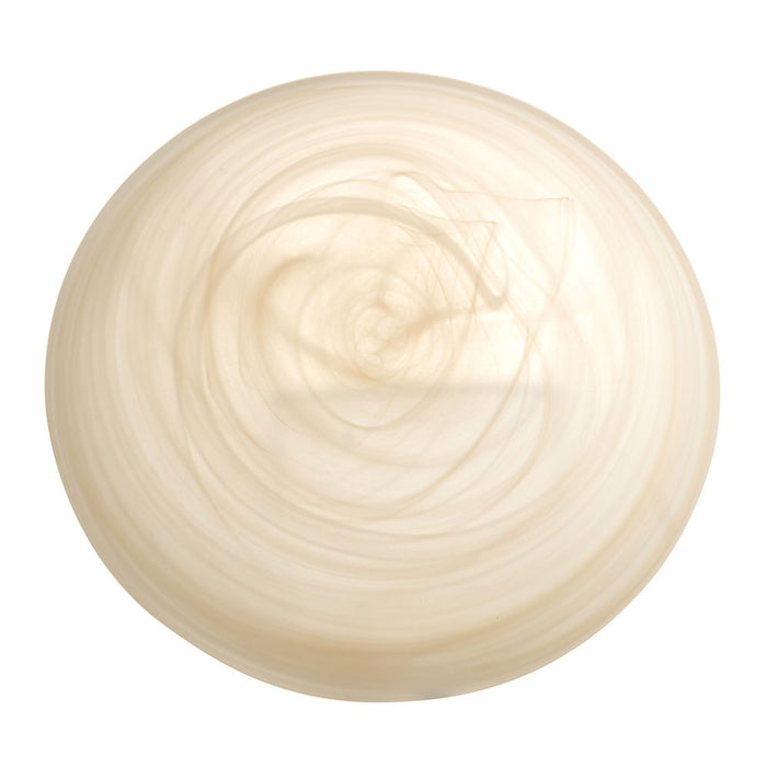 Bowl Round Alabaster White & Vanilla 28cm