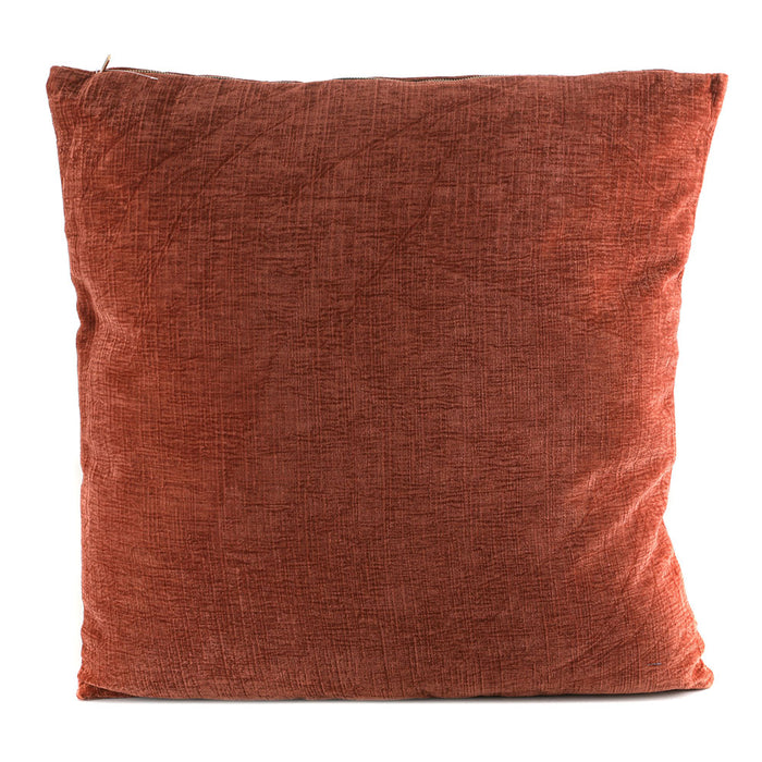 Velvet Cushion Red 50x50cm