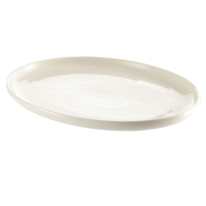 Bone China Platter Oval White 36x25x2cm