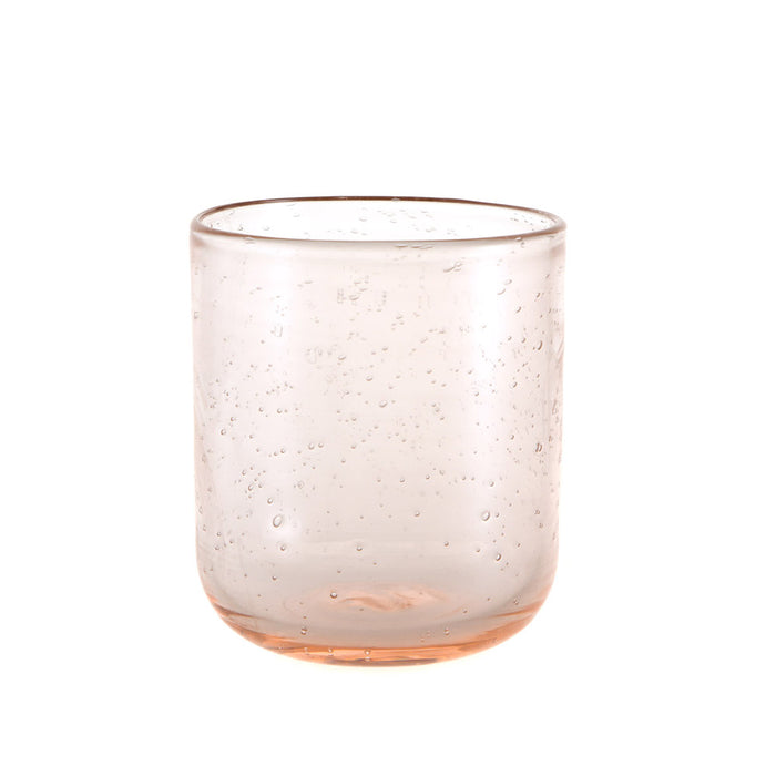 Glass Tumbler Bubble Rose Pink 350ml