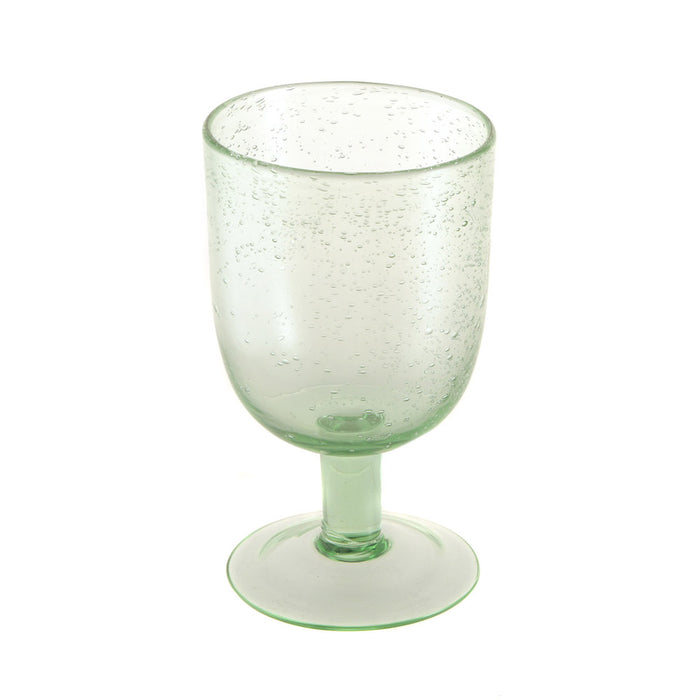 Wine Glass Bubble Green 350ml