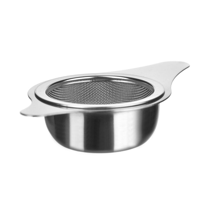 TEA STRAINER Stainless Steel with Side Handles - Wheel&Barrow Home