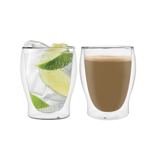COFFEE GLASS Double Wall 110ml Set/2 - Wheel&Barrow Home