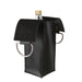 WINE CARRIER Leatherette For 1 Black with Handle - Wheel&Barrow Home