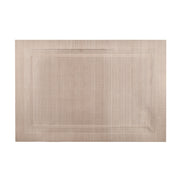 PLACEMAT Rectangle PVC with Border Champagne 33x48cm - Wheel&Barrow Home