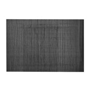 PLACEMAT Rectangle PVC with Border Black 33x48cm - Wheel&Barrow Home