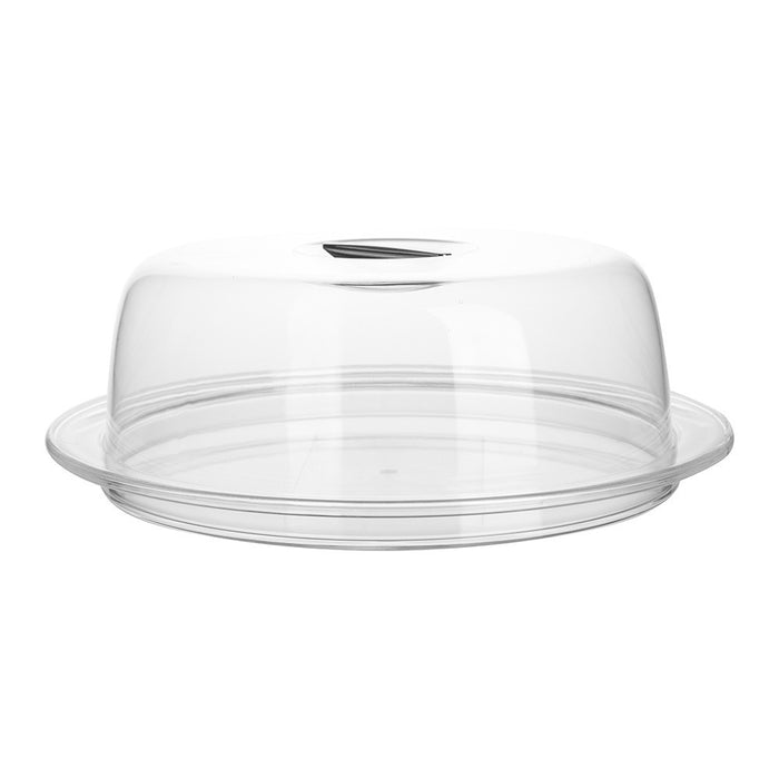 Multi-Functional Cake Stand, RF10337 - Acrylic Cake Stand with Dome Lid,  Chip Dip Server with Lids,