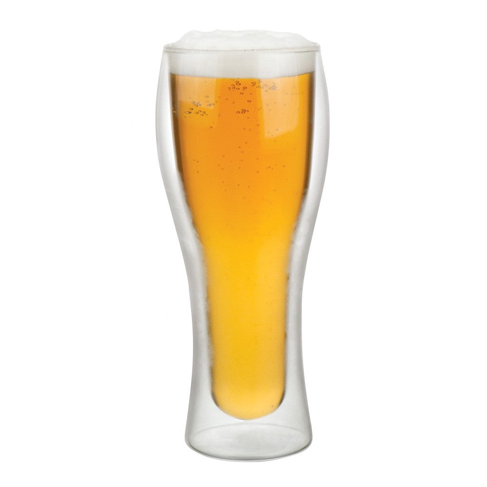 PILSNER Double Wall Beer Glass 490ml - Wheel&Barrow Home