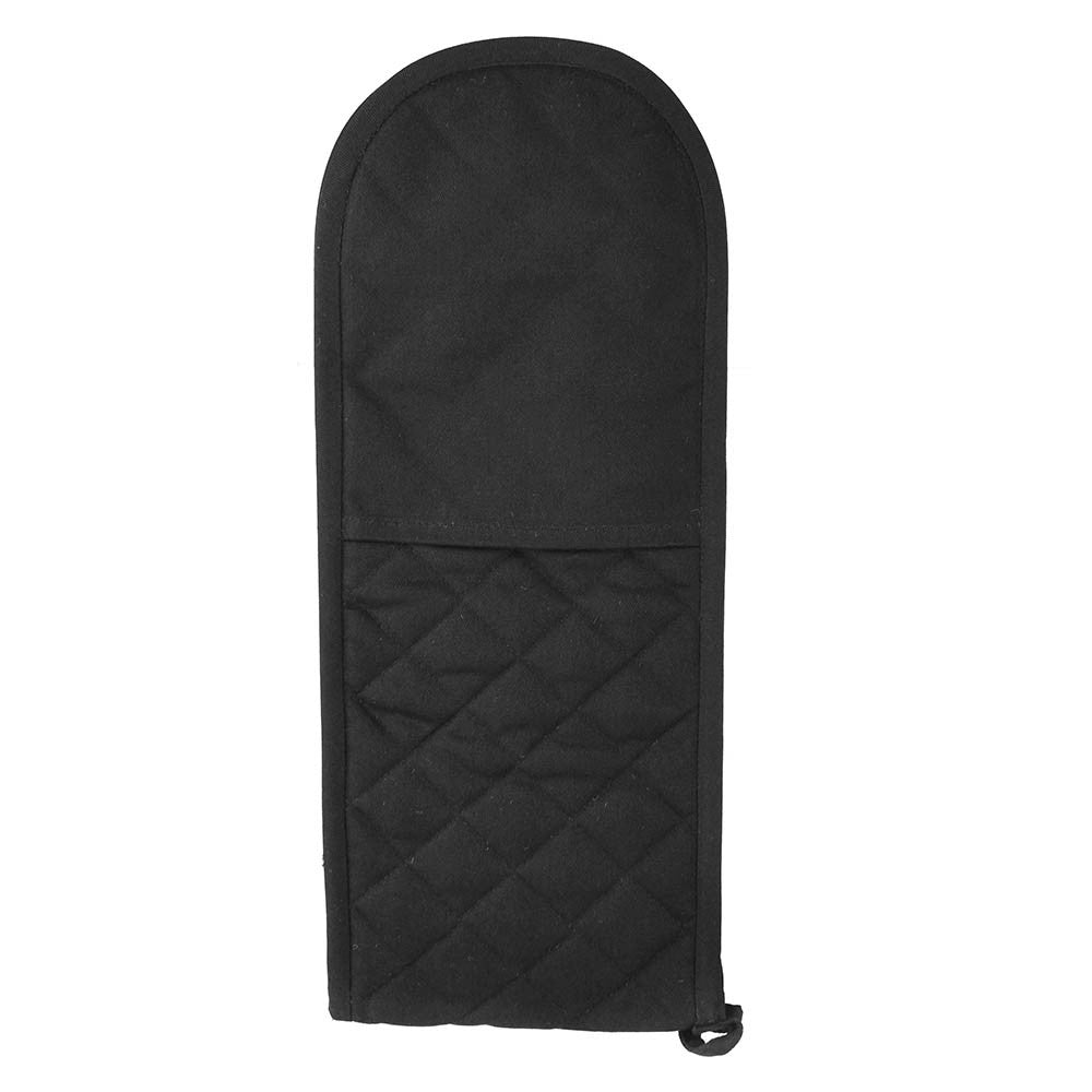 OVEN MITT Double With Pocket Black - Wheel&Barrow Home