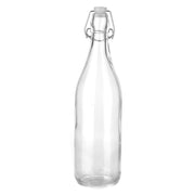 BOTTLE Glass with Swing Plastic Lid 1L - Wheel&Barrow Home
