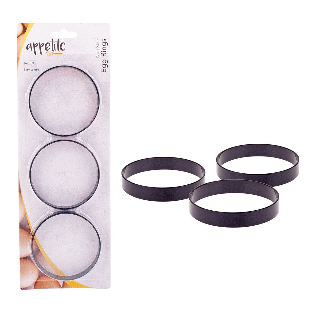 EGG RING Non Stick Set/3 - Wheel&Barrow Home