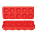 ICE CUBE TRAY Silicone Round Red - Wheel&Barrow Home