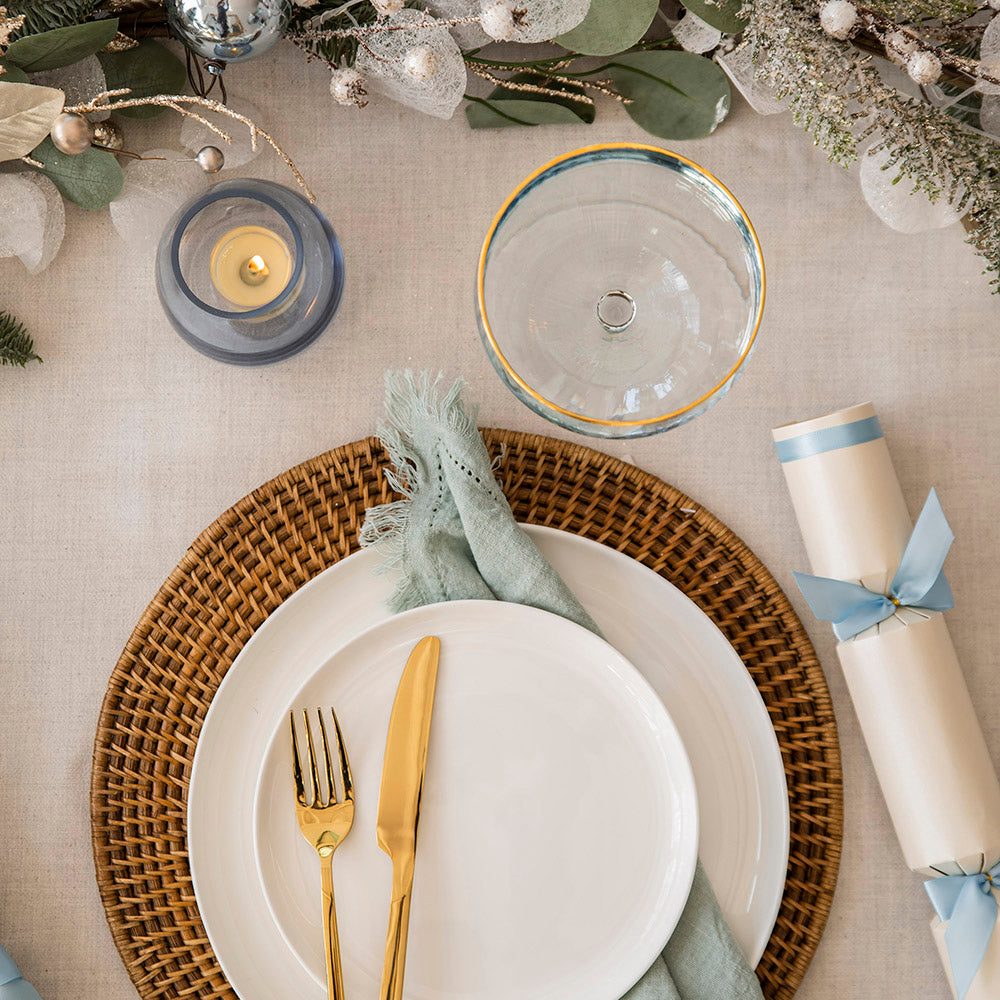 DINNER SET Coupe New Bone 12pce - Wheel&Barrow Home