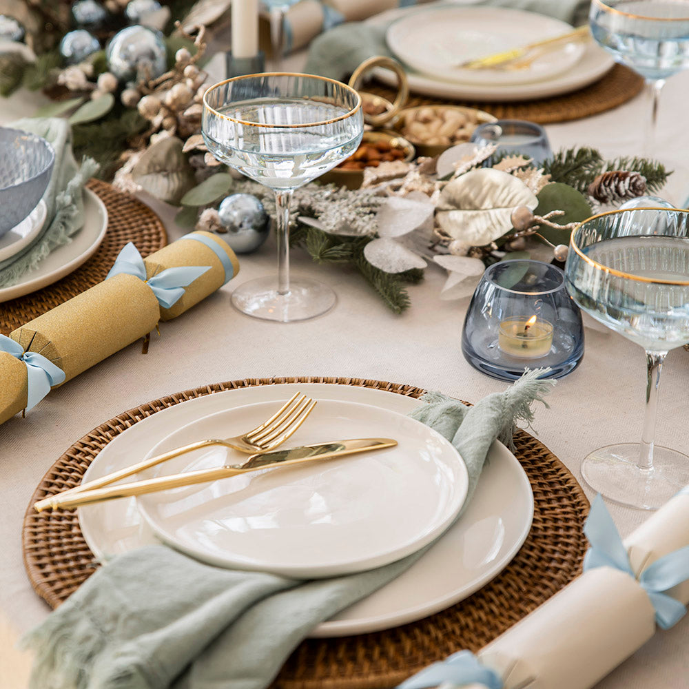 Round Rattan Placemat - Dark Brown (35cm) - Wheel&Barrow Home