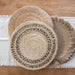 PLACEMAT Round Palm Fibre Fringed 41cm - Wheel&Barrow Home
