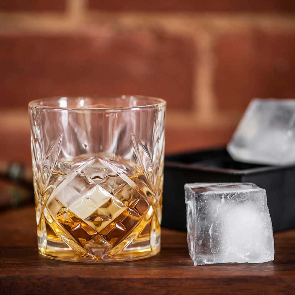 WHISKY CUT GLASS 350mL - Wheel&Barrow Home